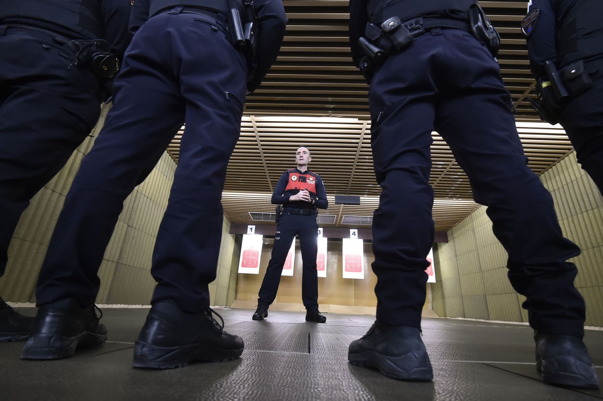 Así son las prácticas de tiro de los policías locales de la Región de Murcia