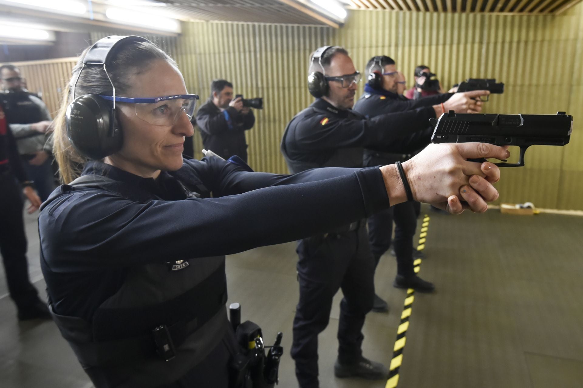 Así son las prácticas de tiro de los policías locales de la Región de Murcia