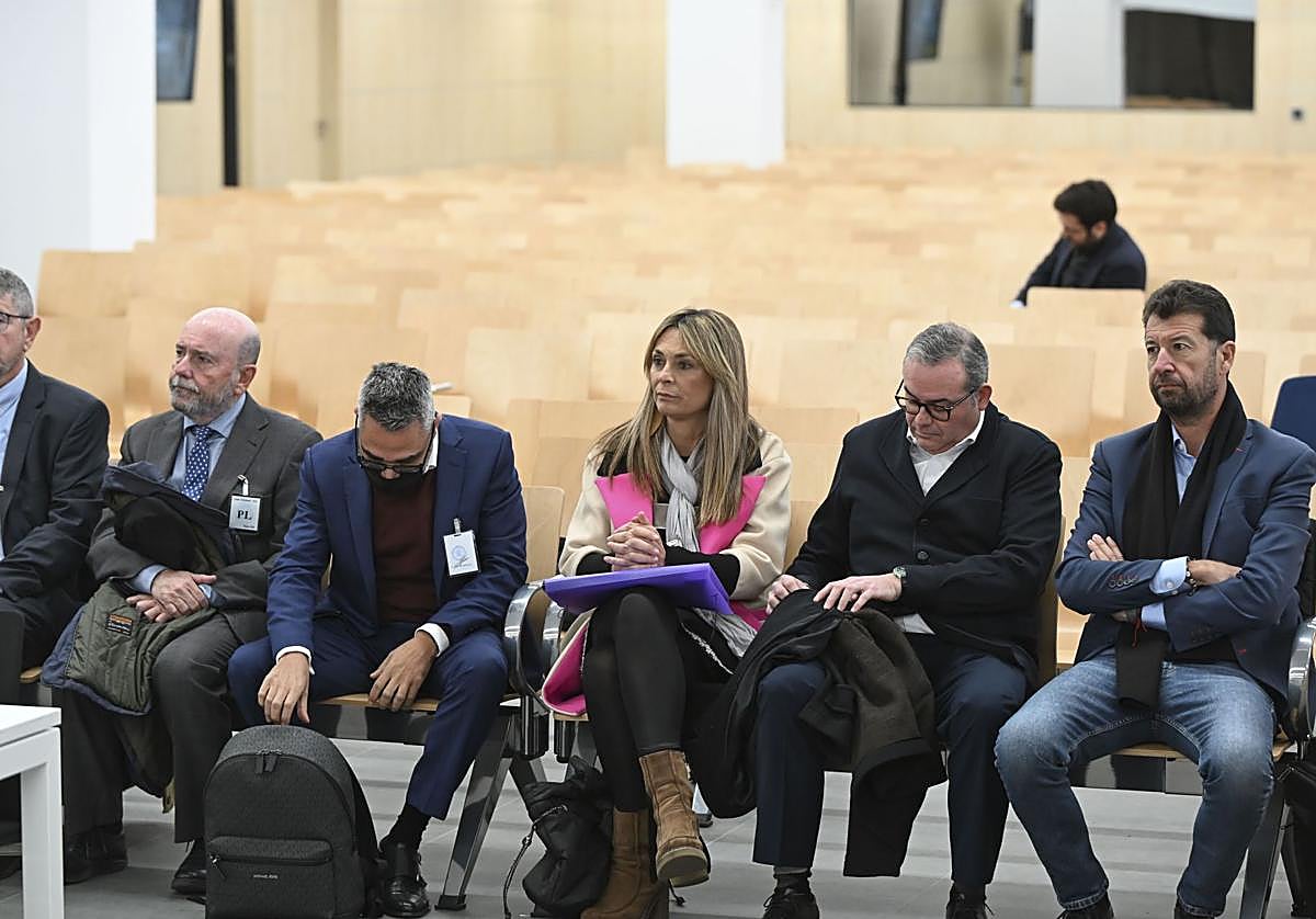 El arranque del juicio por la rama murciana de la 'Operación Púnica', este lunes, en la Audiencia Nacional.