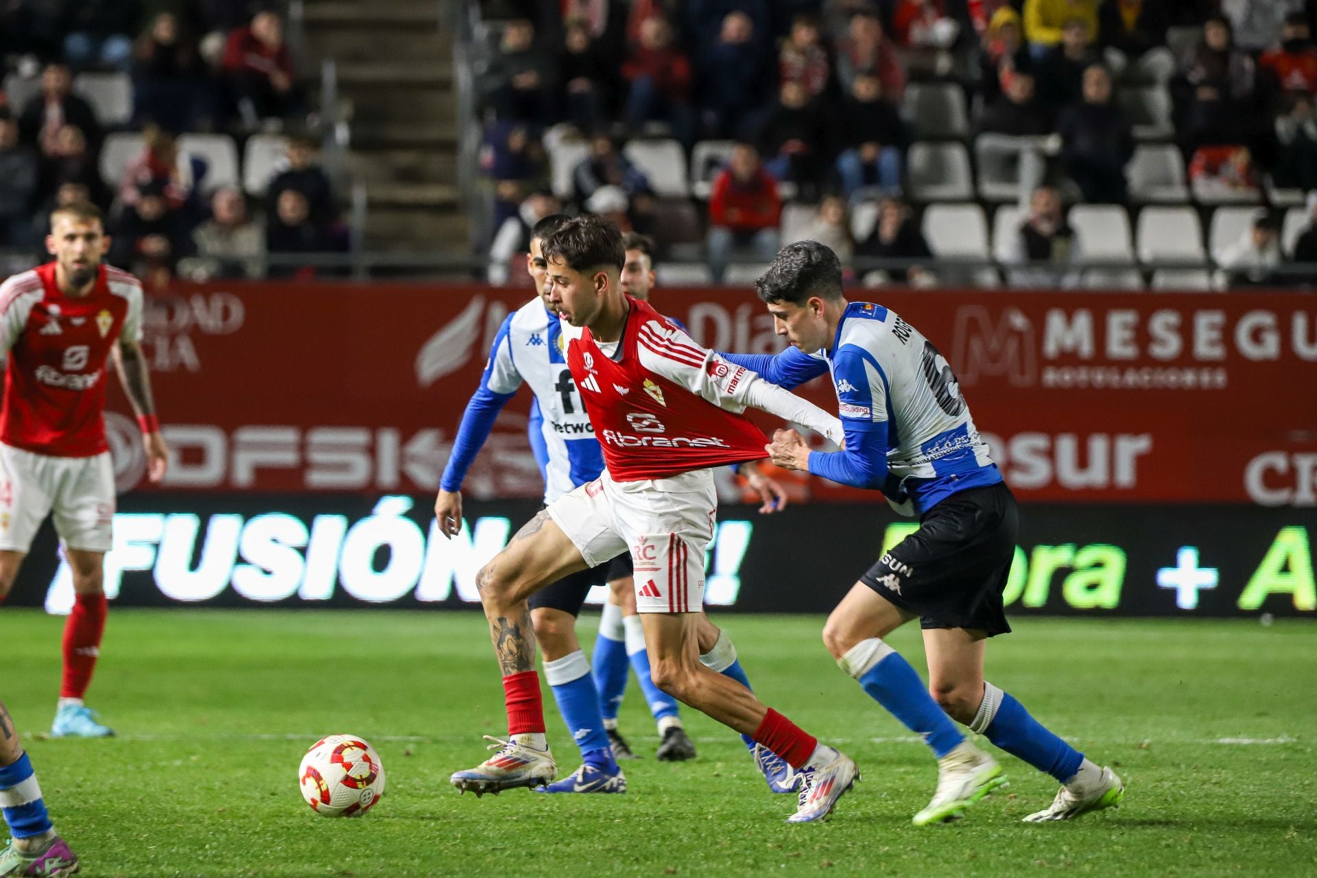 La victoria del Real Murcia frente al Hércules, en imágenes