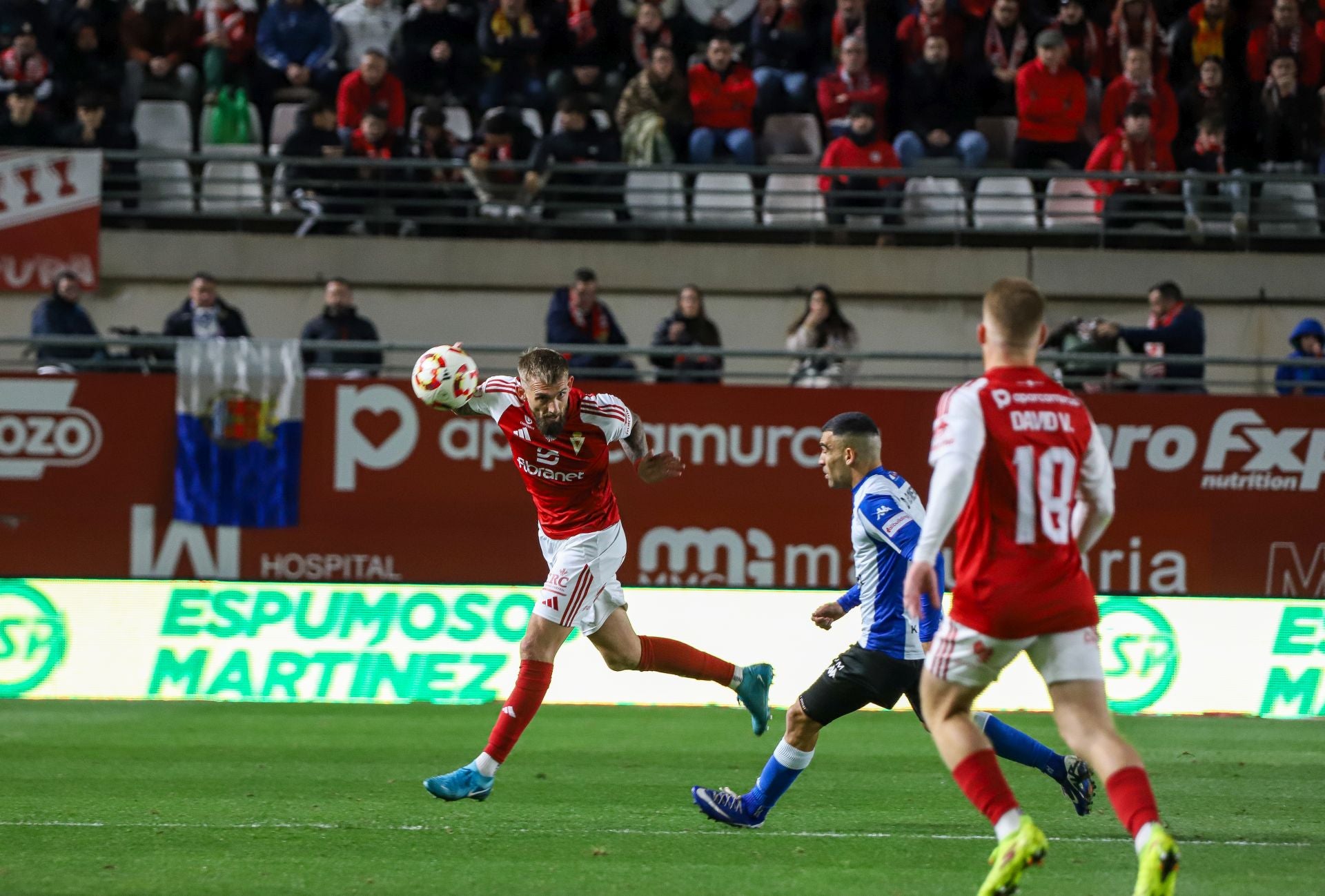 La victoria del Real Murcia frente al Hércules, en imágenes