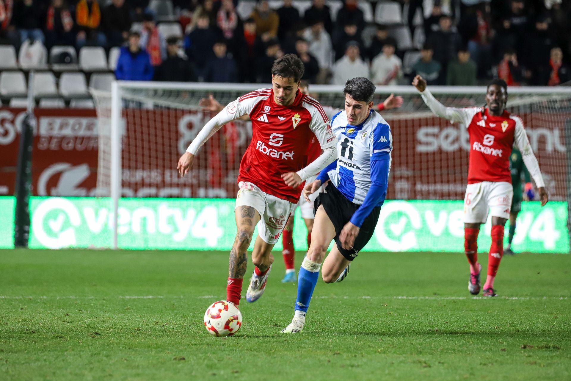 La victoria del Real Murcia frente al Hércules, en imágenes