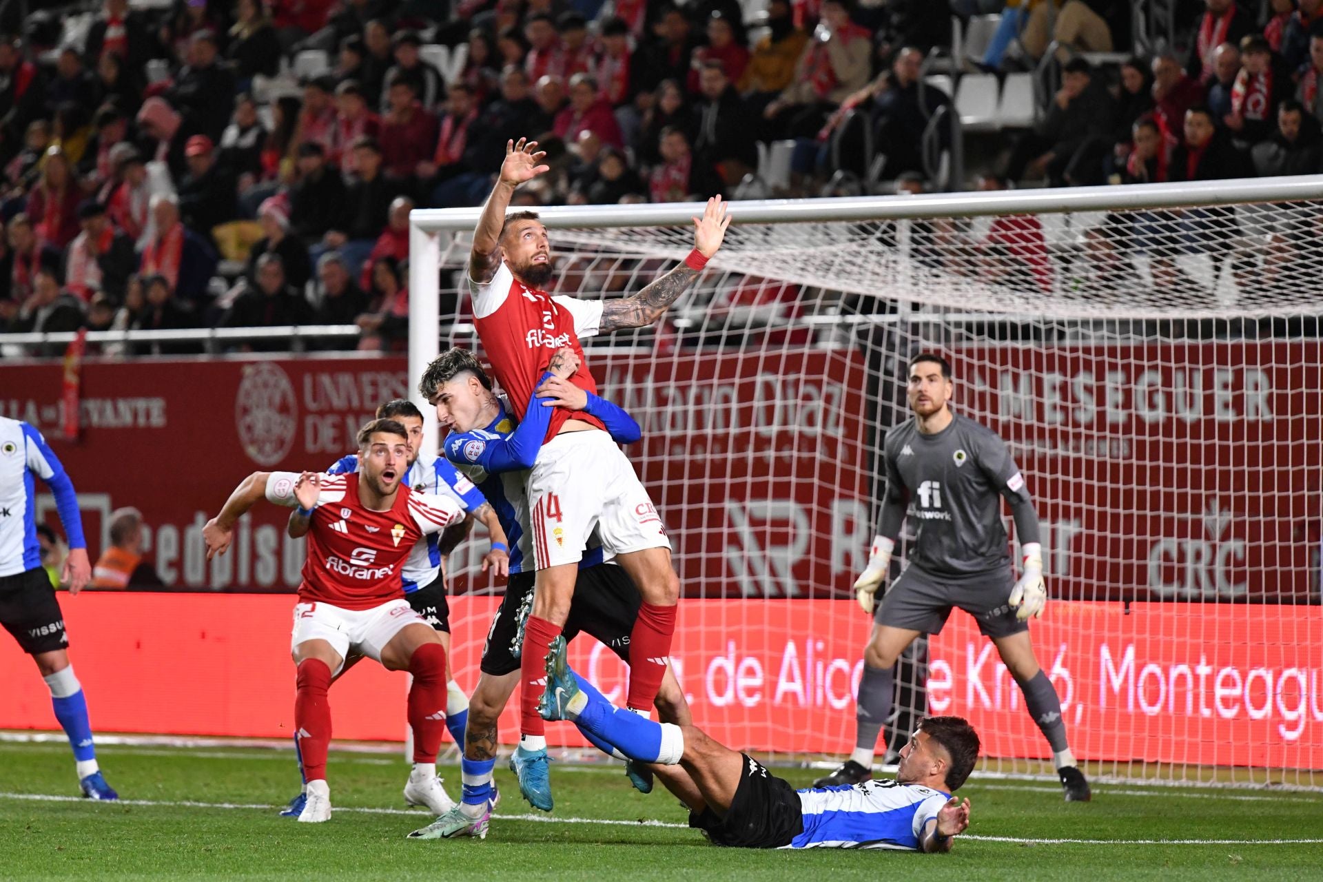 La victoria del Real Murcia frente al Hércules, en imágenes