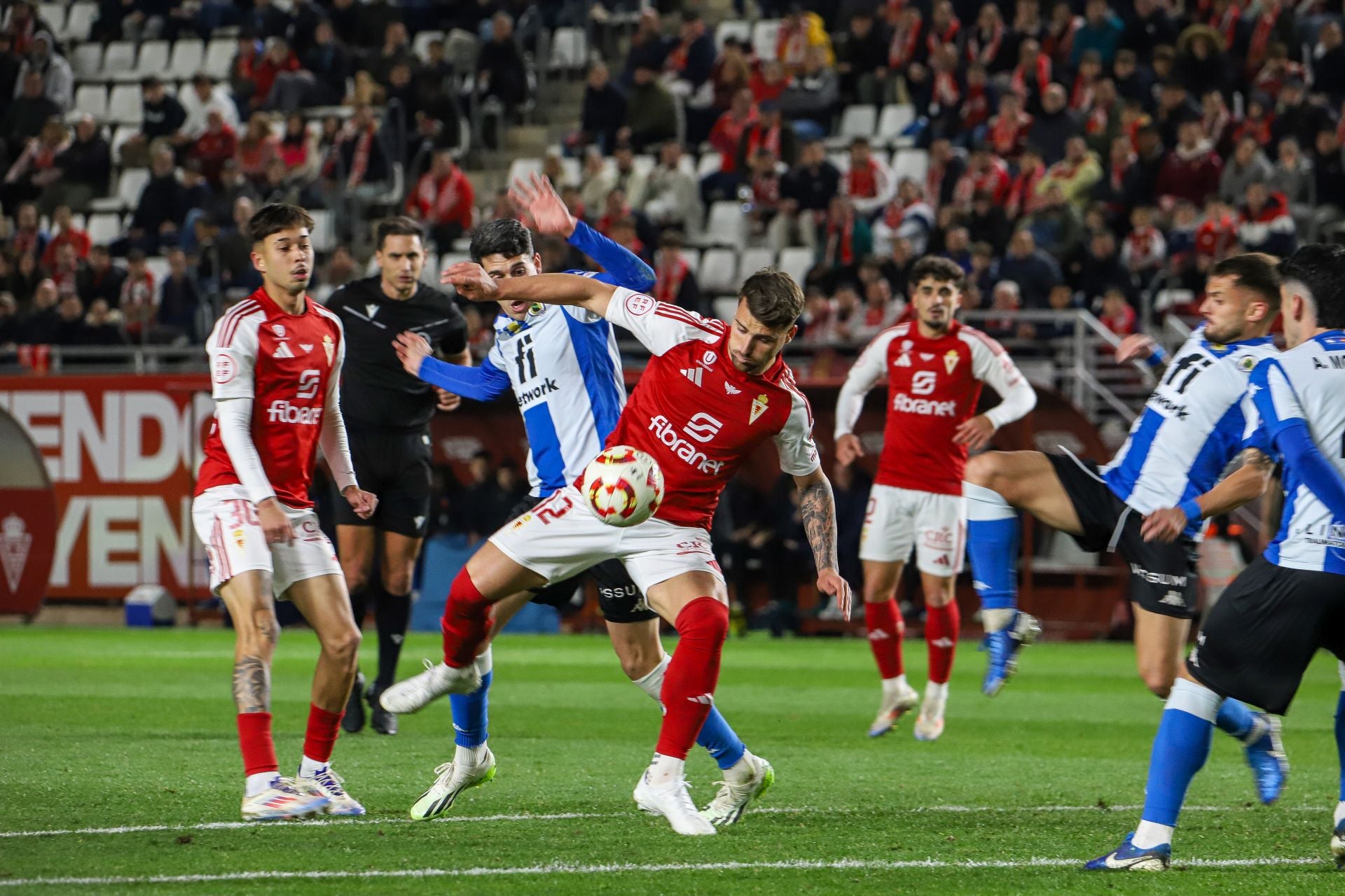 La victoria del Real Murcia frente al Hércules, en imágenes