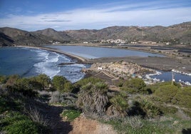 Imagen de archivo de la bahía de Portmán.