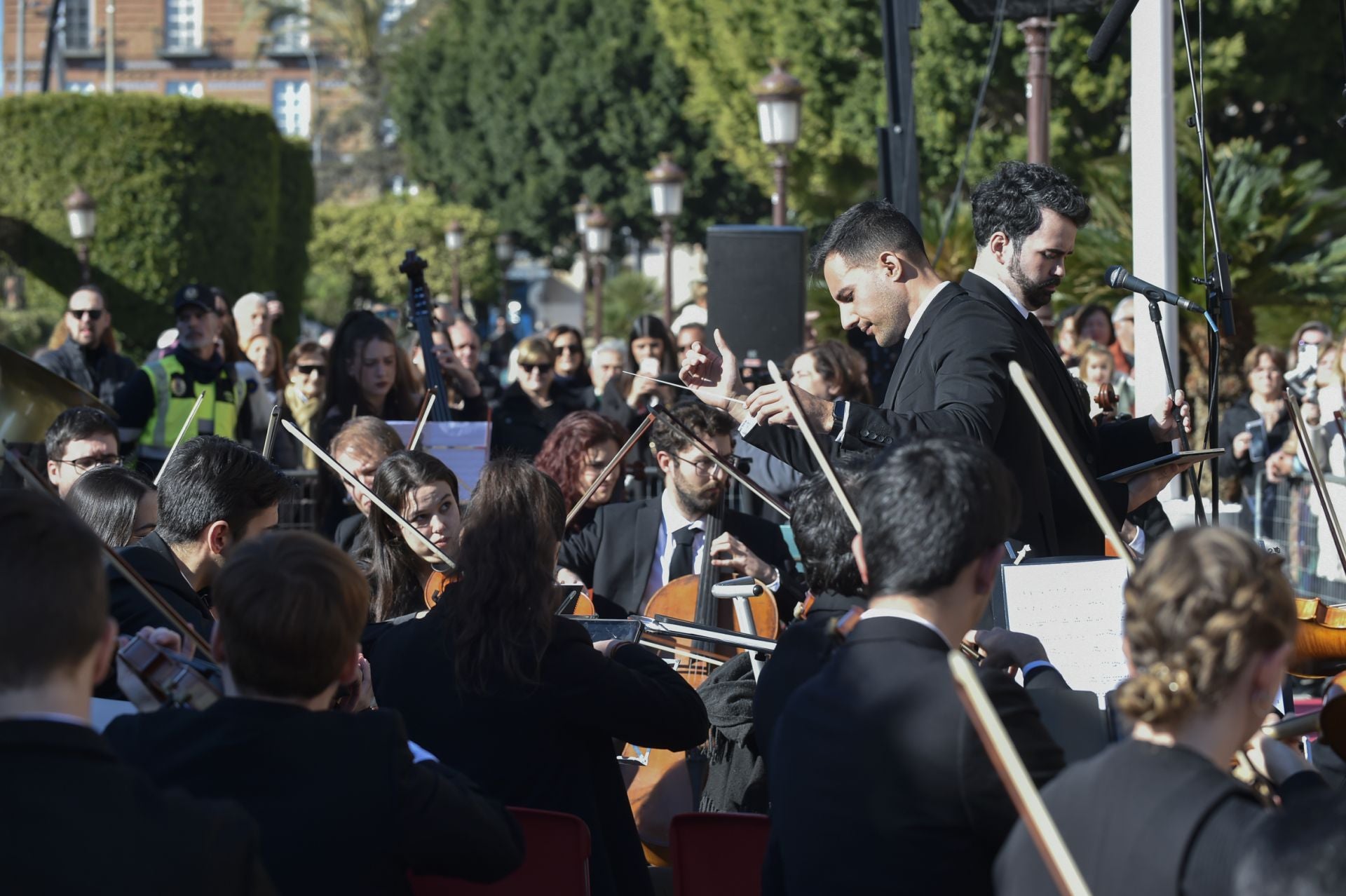 El encendido del pebetero del 1200 aniversario de Murcia y acto inaugural, en imágenes