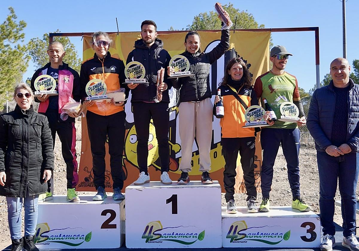 Ganadores de la prueba.