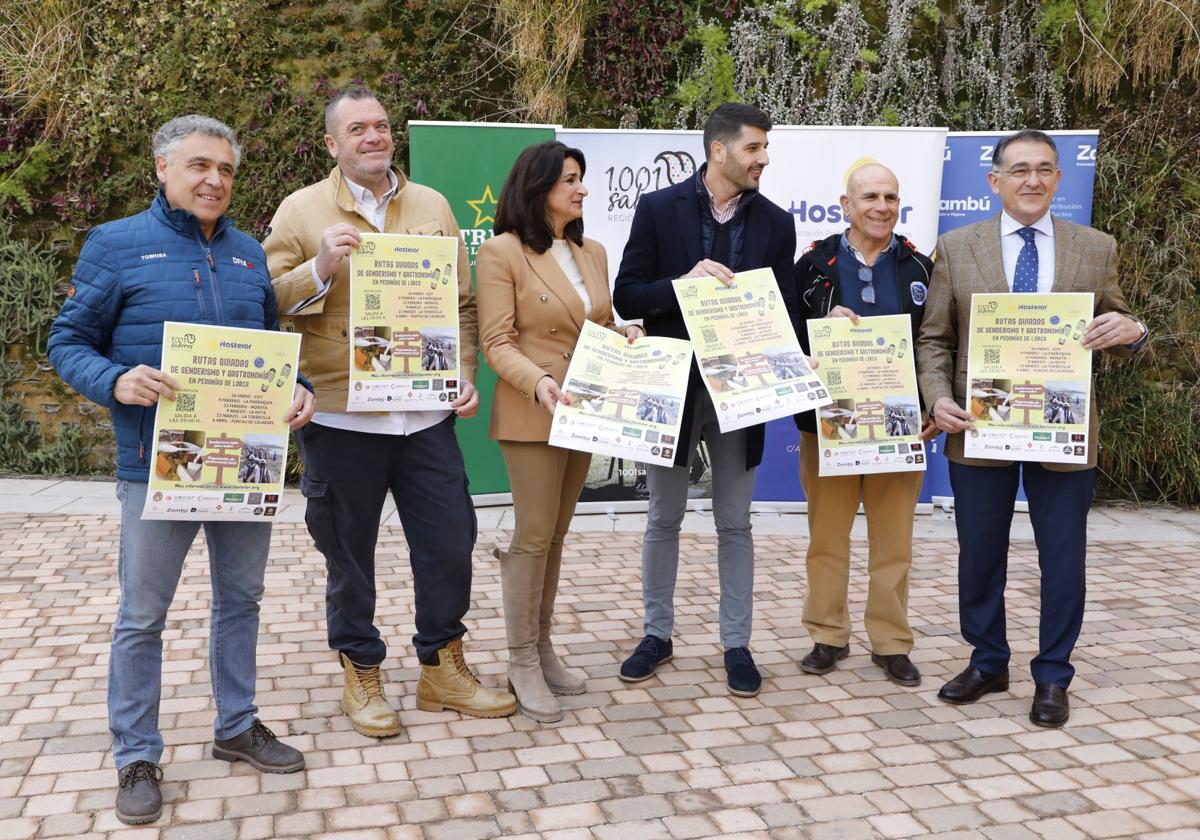 Presentación de las rutas de senderismo y gastronomía.