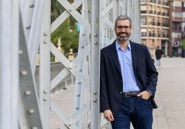 Francisco Lucas, secretario general electo del PSRM-PSOE, ayer, en Murcia.