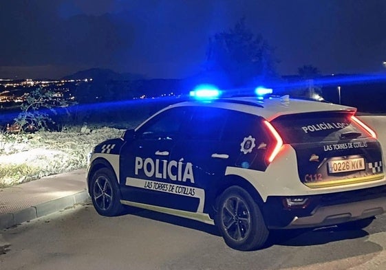 Un vehículo de la Policía Local de Las Torres de Cotillas, en una imagen de archivo.