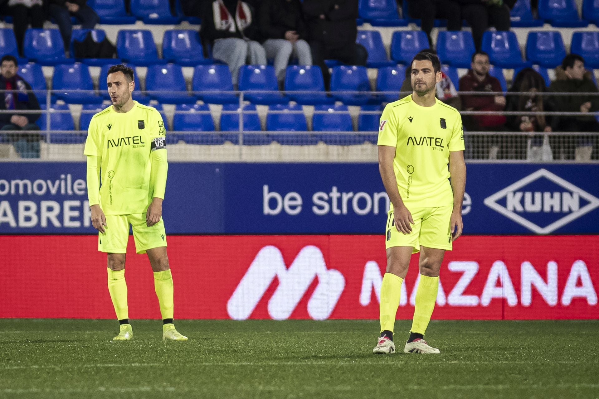 La derrota del Cartagena frente al Huesca, en imágenes