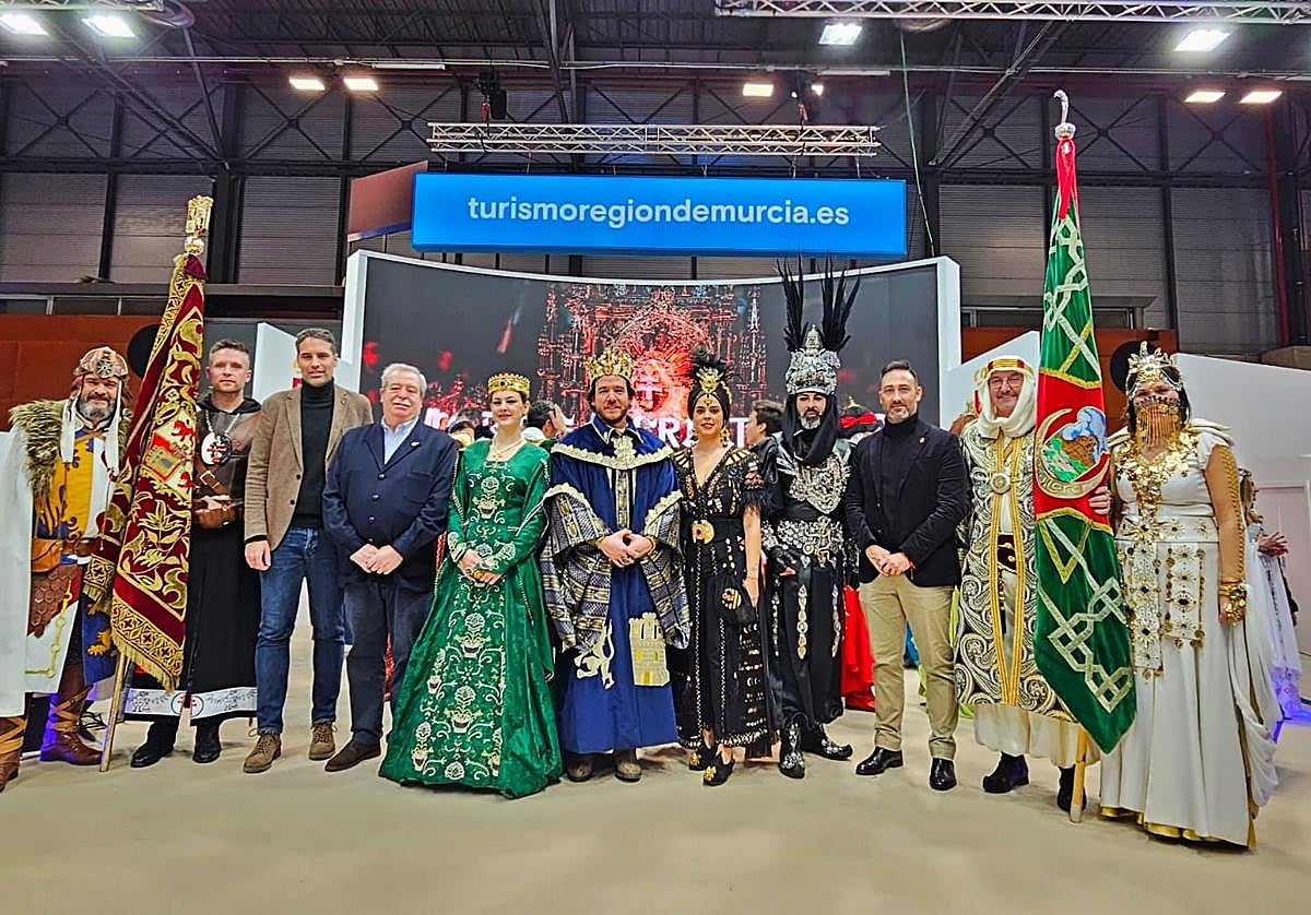 Representación de los Moros y Cristianos de Caravaca, en Fitur.