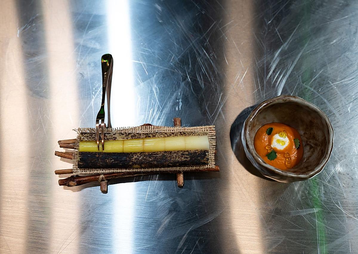 Imagen secundaria 1 - Algunos de los platos elaborados por Alejandro Ibáñez.