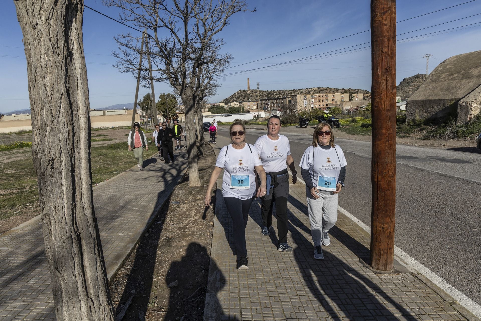 Las imágenes de la II Marcha solidaria subida al Calvario