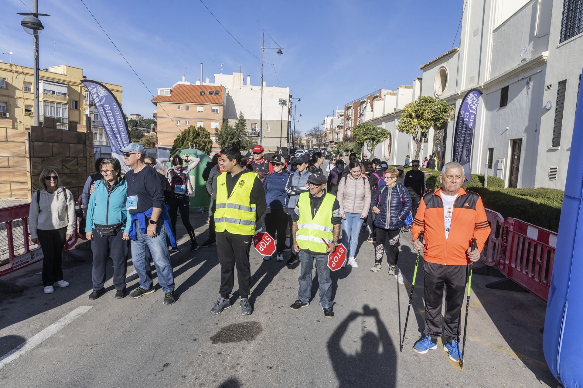 Las imágenes de la II Marcha solidaria subida al Calvario