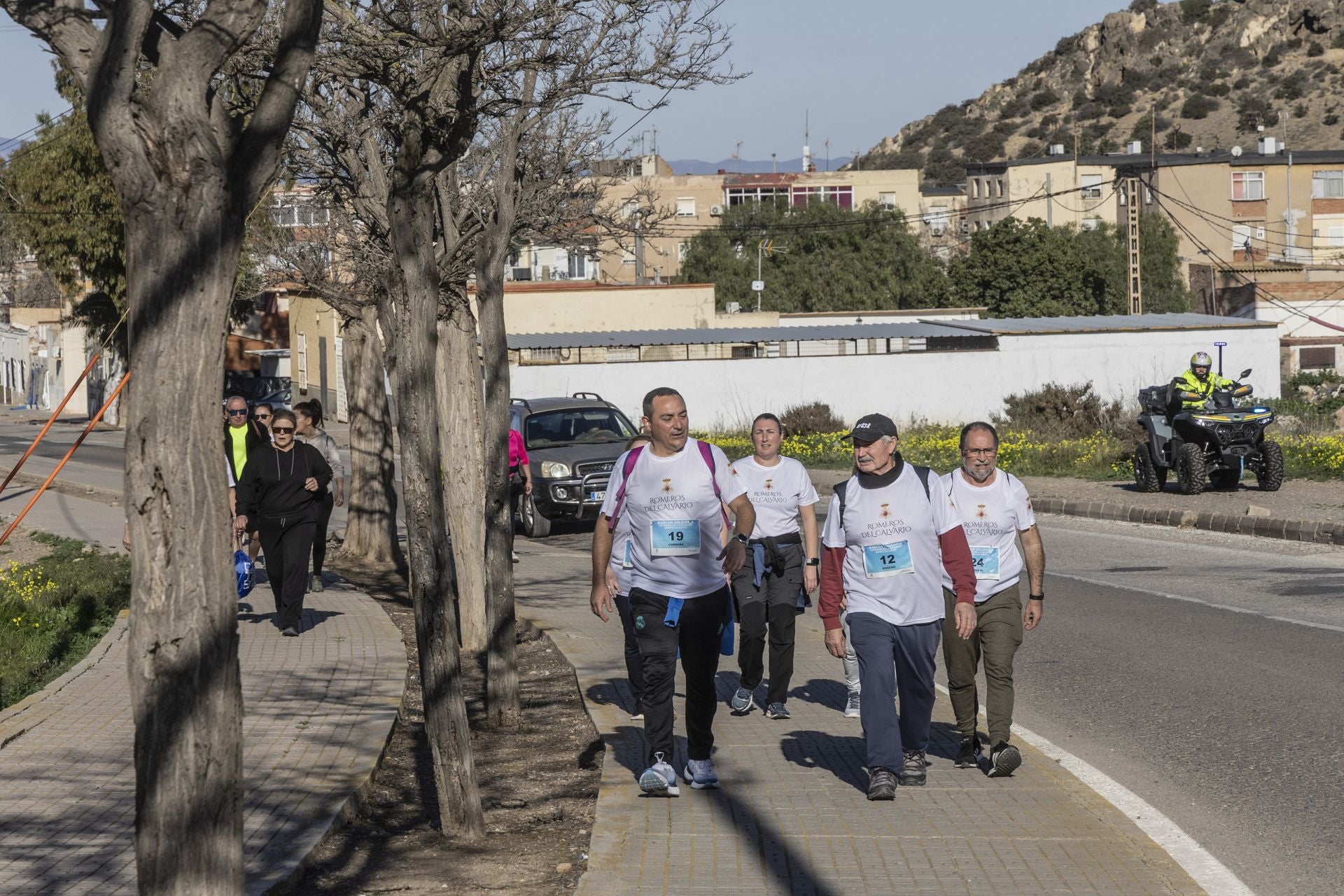 Las imágenes de la II Marcha solidaria subida al Calvario