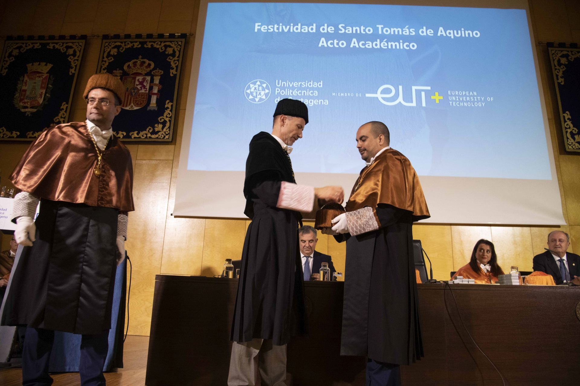 En imágenes, la celebración de Santo Tomás de Aquino en la UPCT