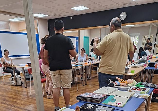 Una de las clases del centro.