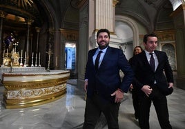 Fernando López Miras, este miércoles, en la reunión del patronato del Museo Salzillo.