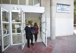 Accesos al centro de salud de Vistalegre-La Flota, en Murcia.