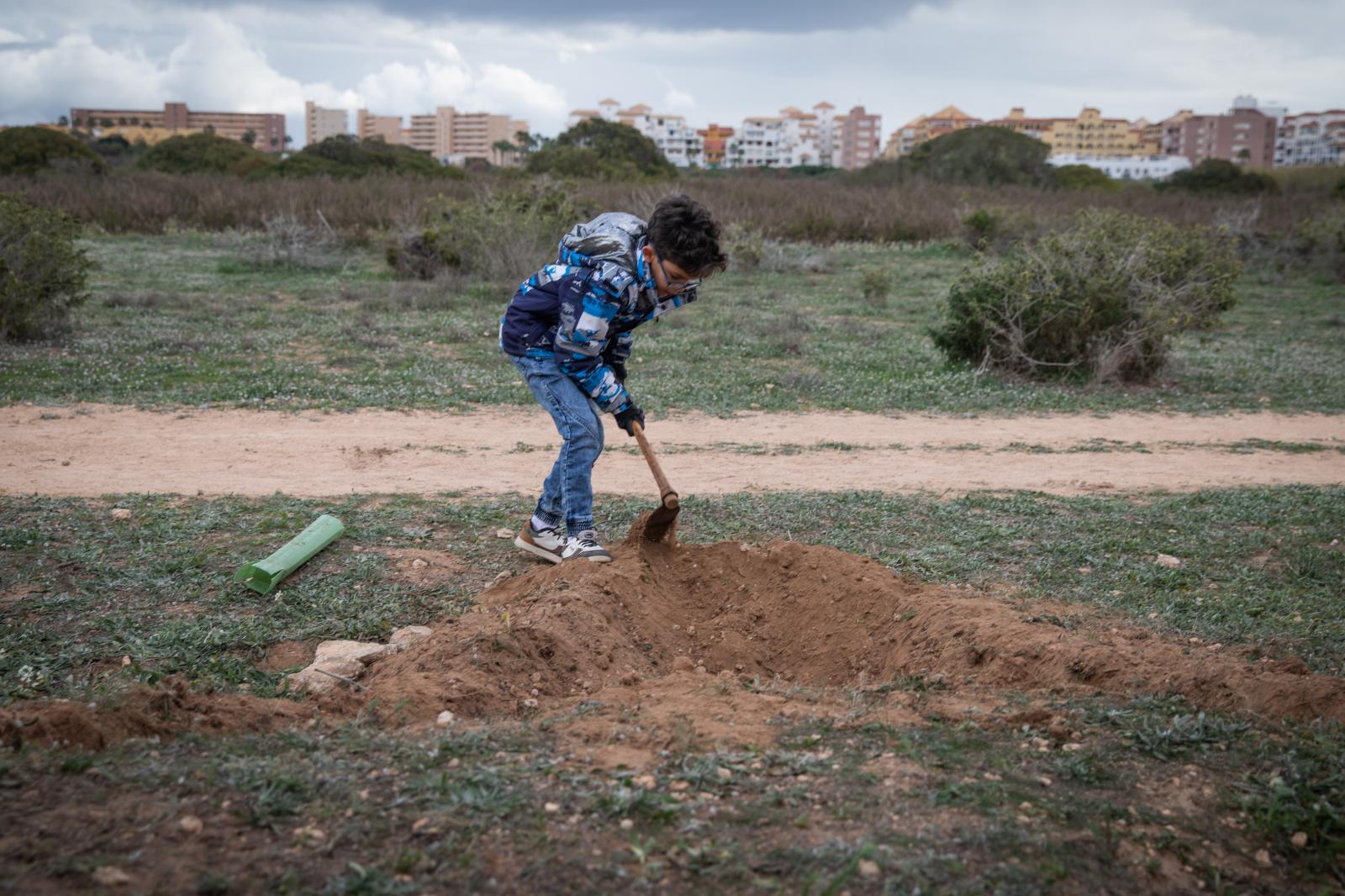 Las imágenes de la jornada de plantación por el Día del Árbol en Torrevieja