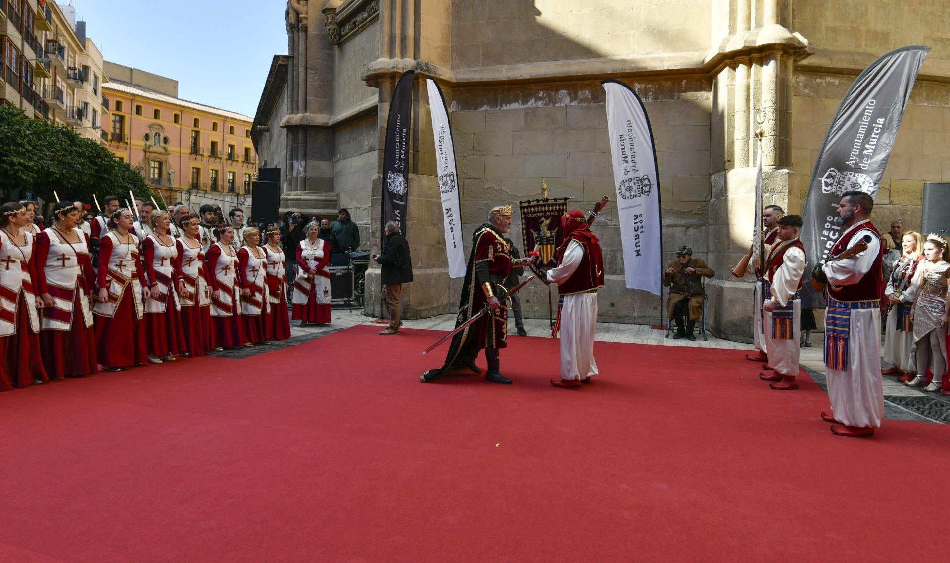 El desfile de entrada de Jaime I a Murcia, en imágenes