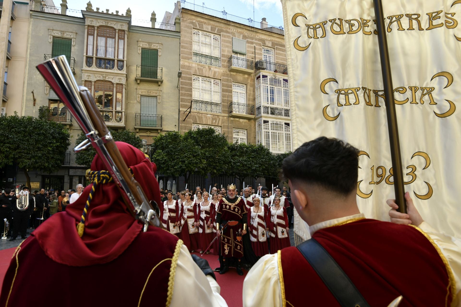 El desfile de entrada de Jaime I a Murcia, en imágenes