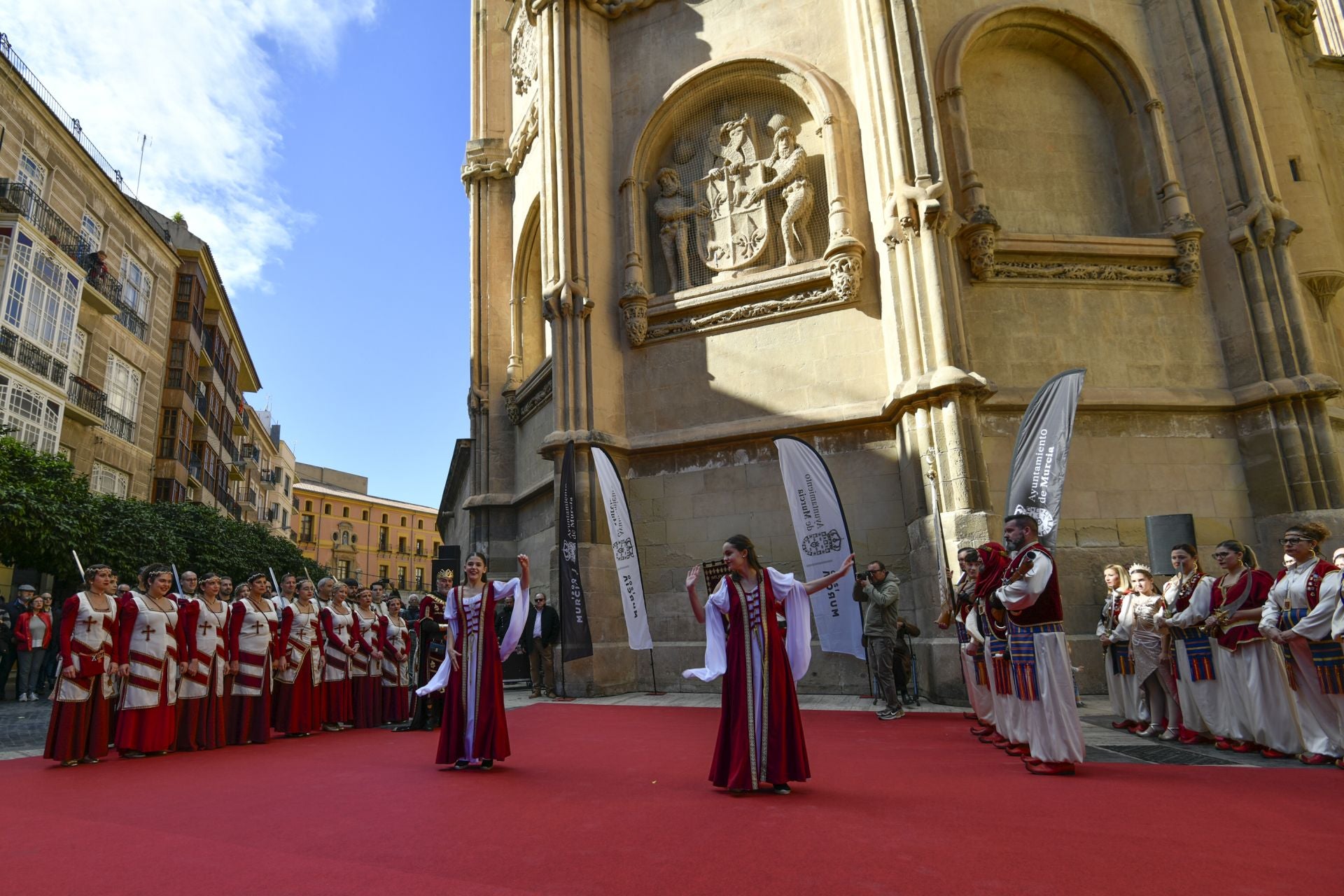 El desfile de entrada de Jaime I a Murcia, en imágenes