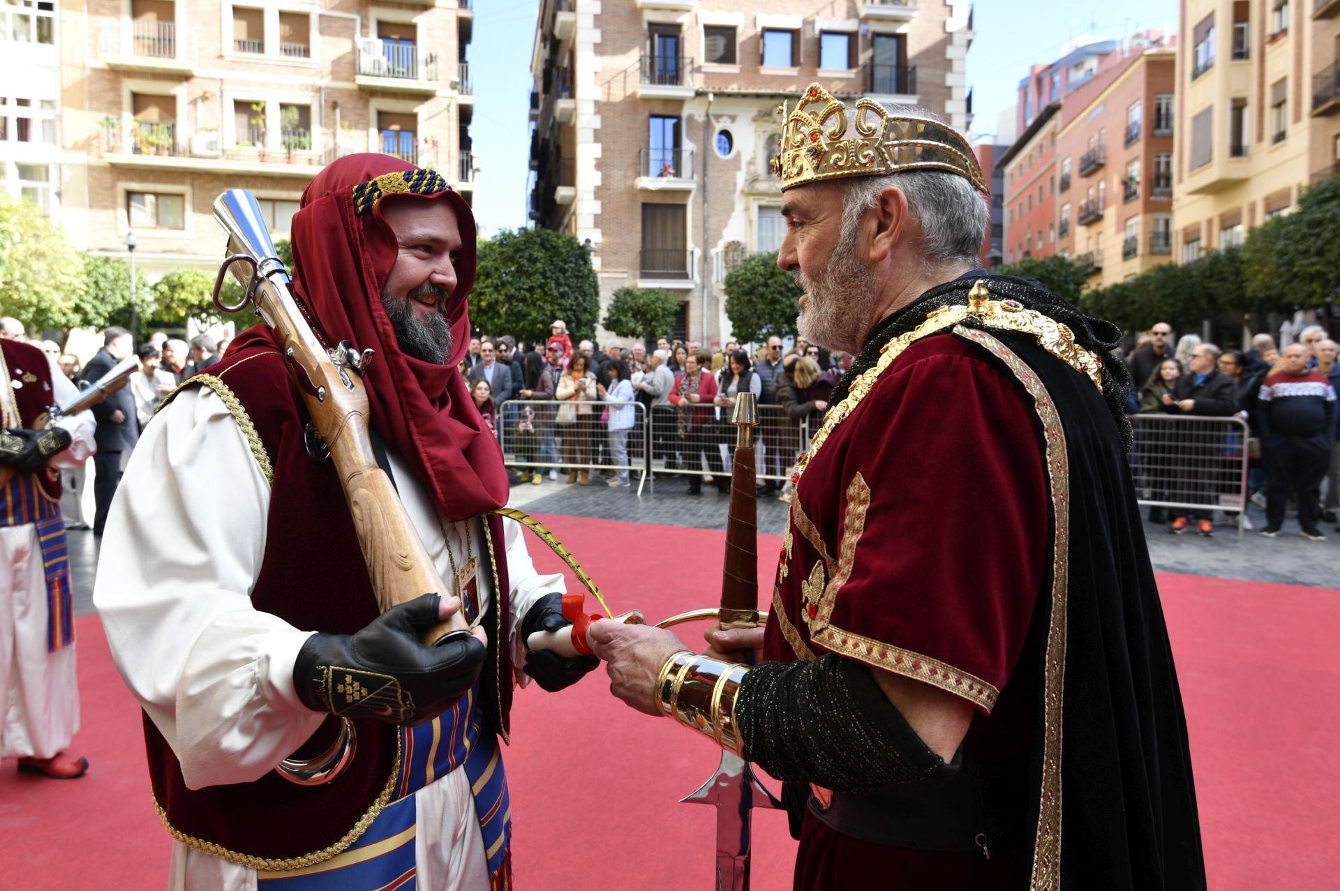 El desfile de entrada de Jaime I a Murcia, en imágenes