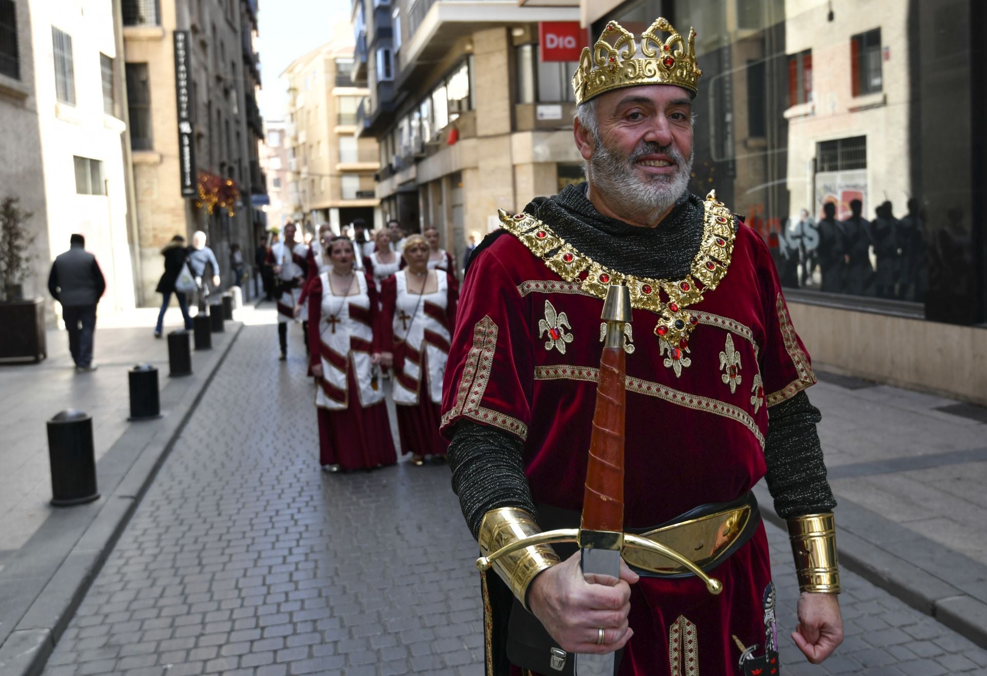 El desfile de entrada de Jaime I a Murcia, en imágenes