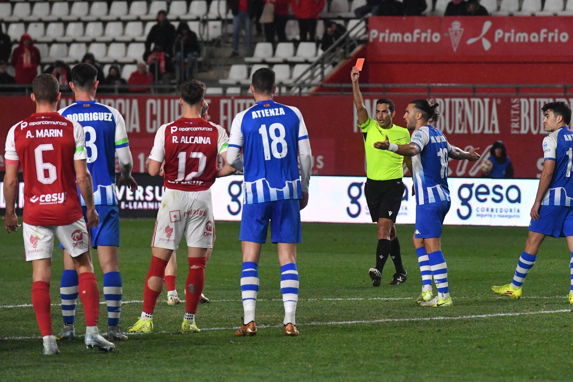 En imágenes, el partido del Real Murcia - Alcoyano