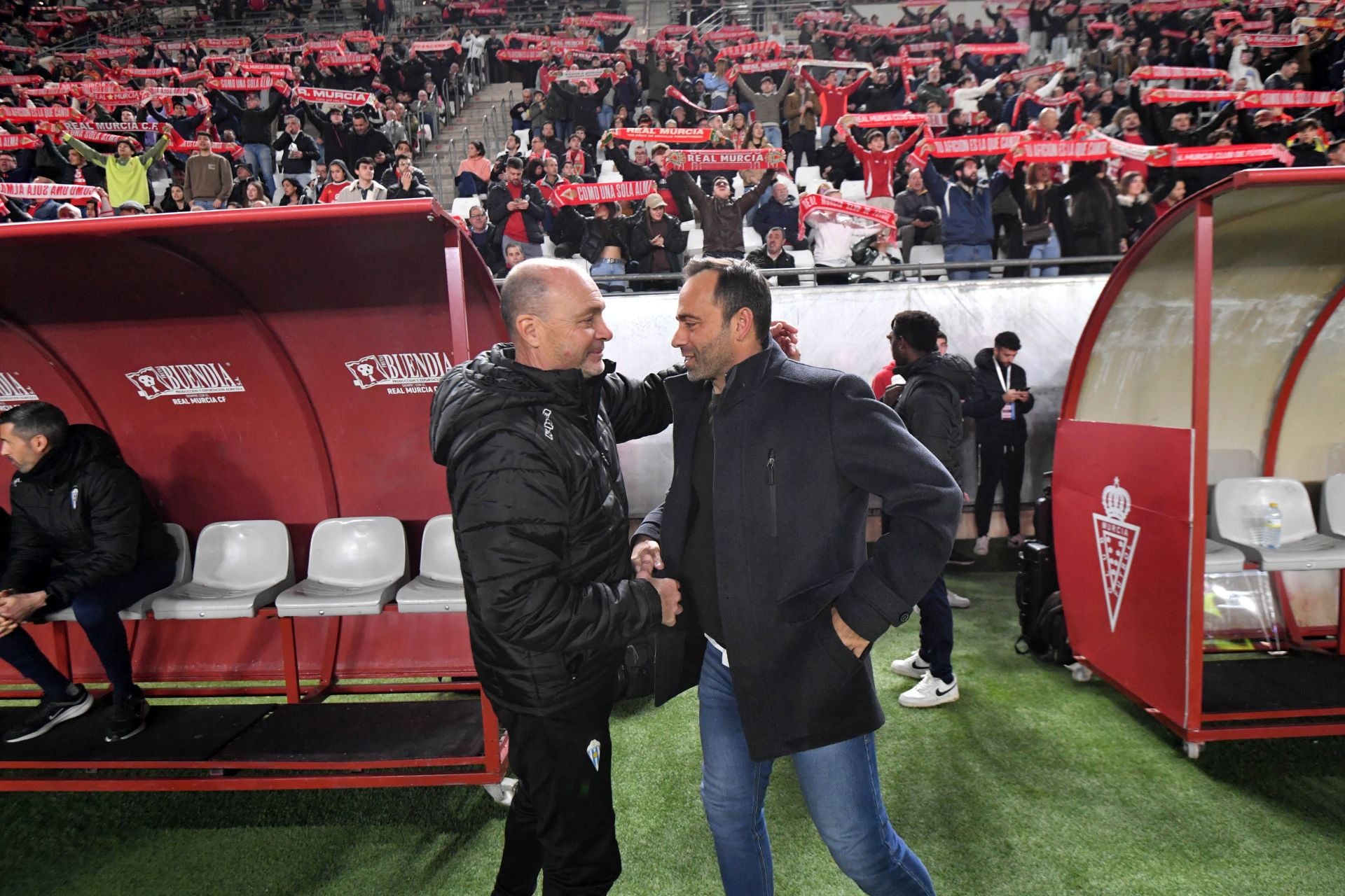 En imágenes, el partido del Real Murcia - Alcoyano