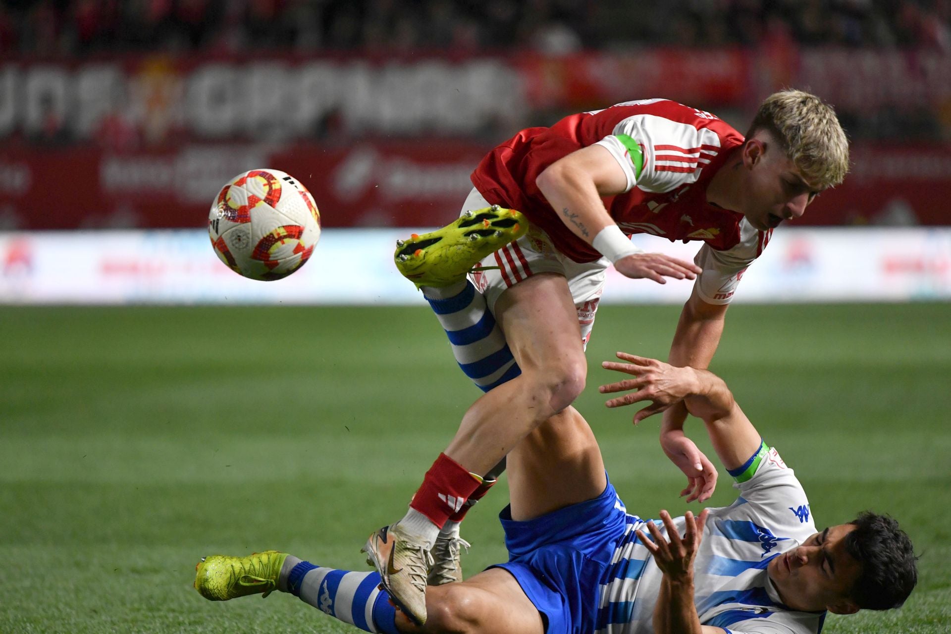 En imágenes, el partido del Real Murcia - Alcoyano