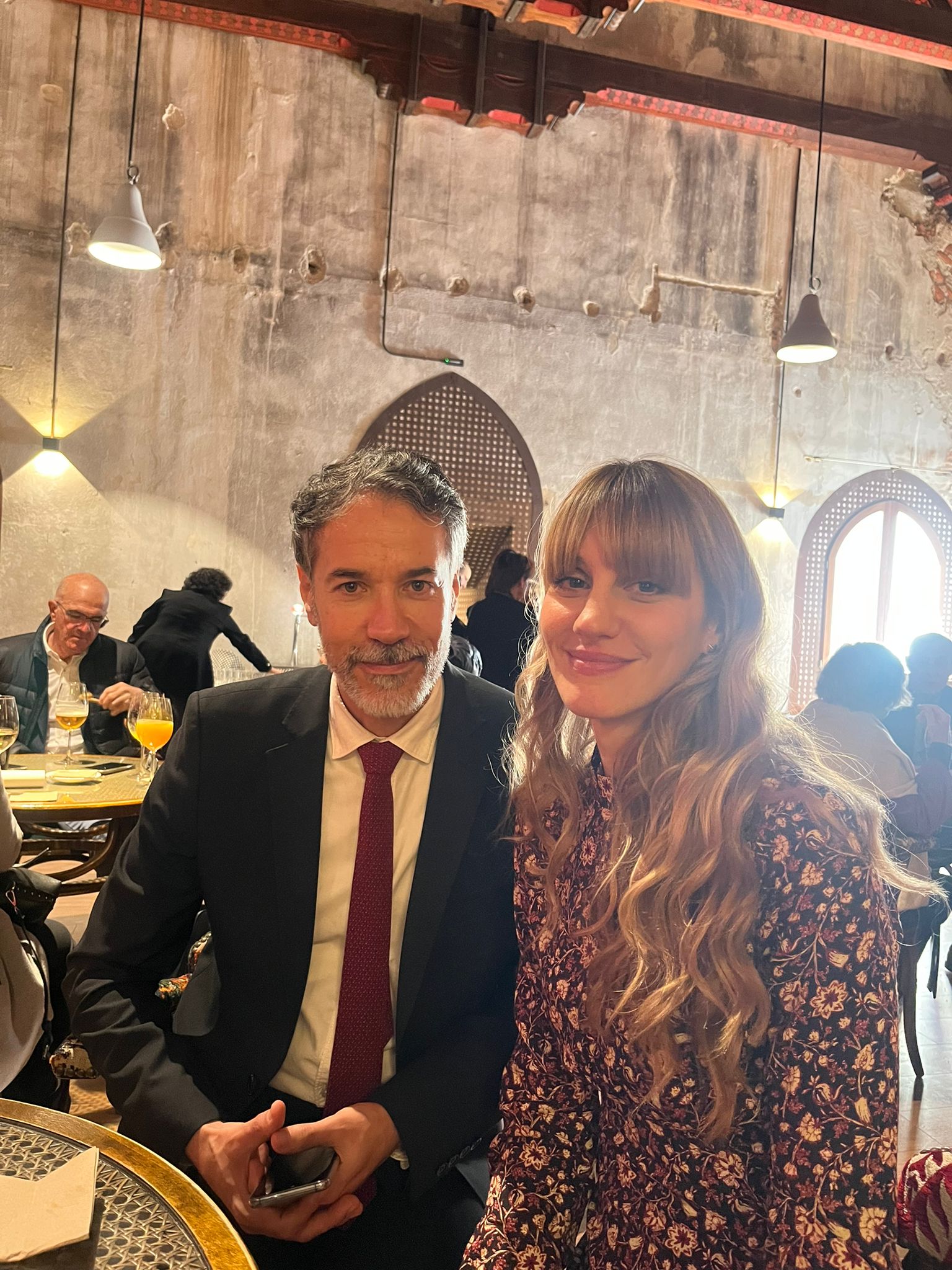 Pablo Carbonell y su mujer, Laura Álvarez