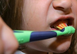 Imagen de archivo de un cepillo de dientes.