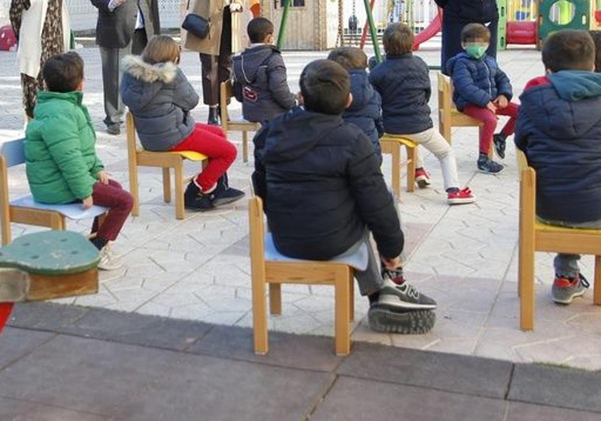 Menores de 6 años en el centro de acogida Hogar Infancia de Cartagena, en una imagen de archivo.