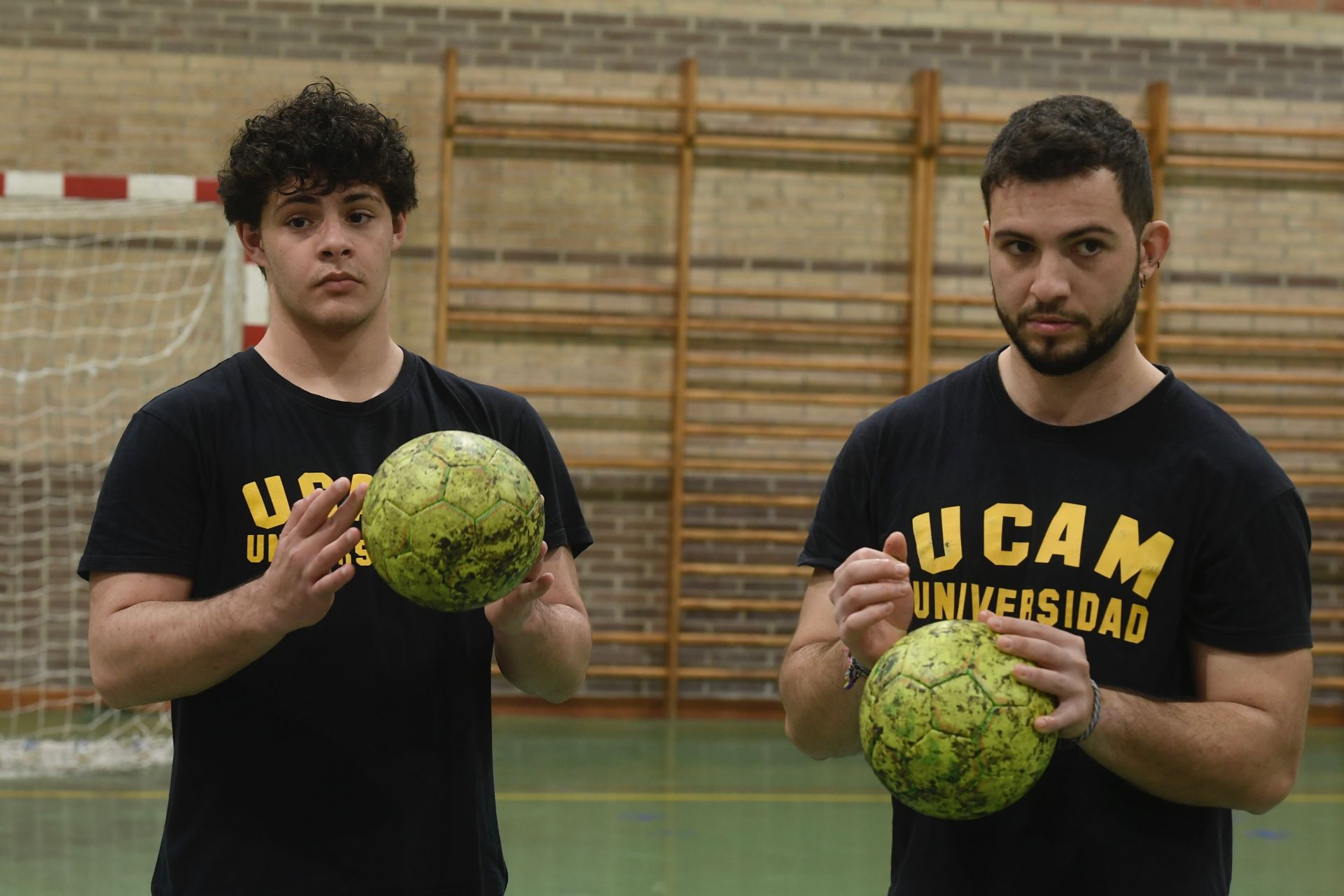 Entrenamiento del UCAM Balonmano, en imágenes