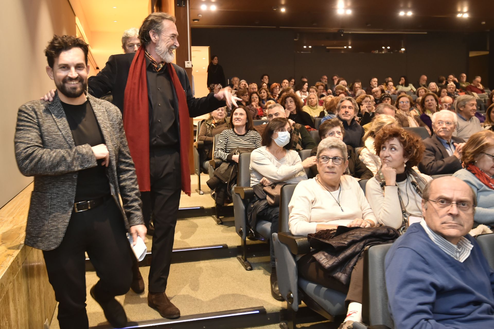 Ginés García Millán, en el Aula de Cultura de LA VERDAD