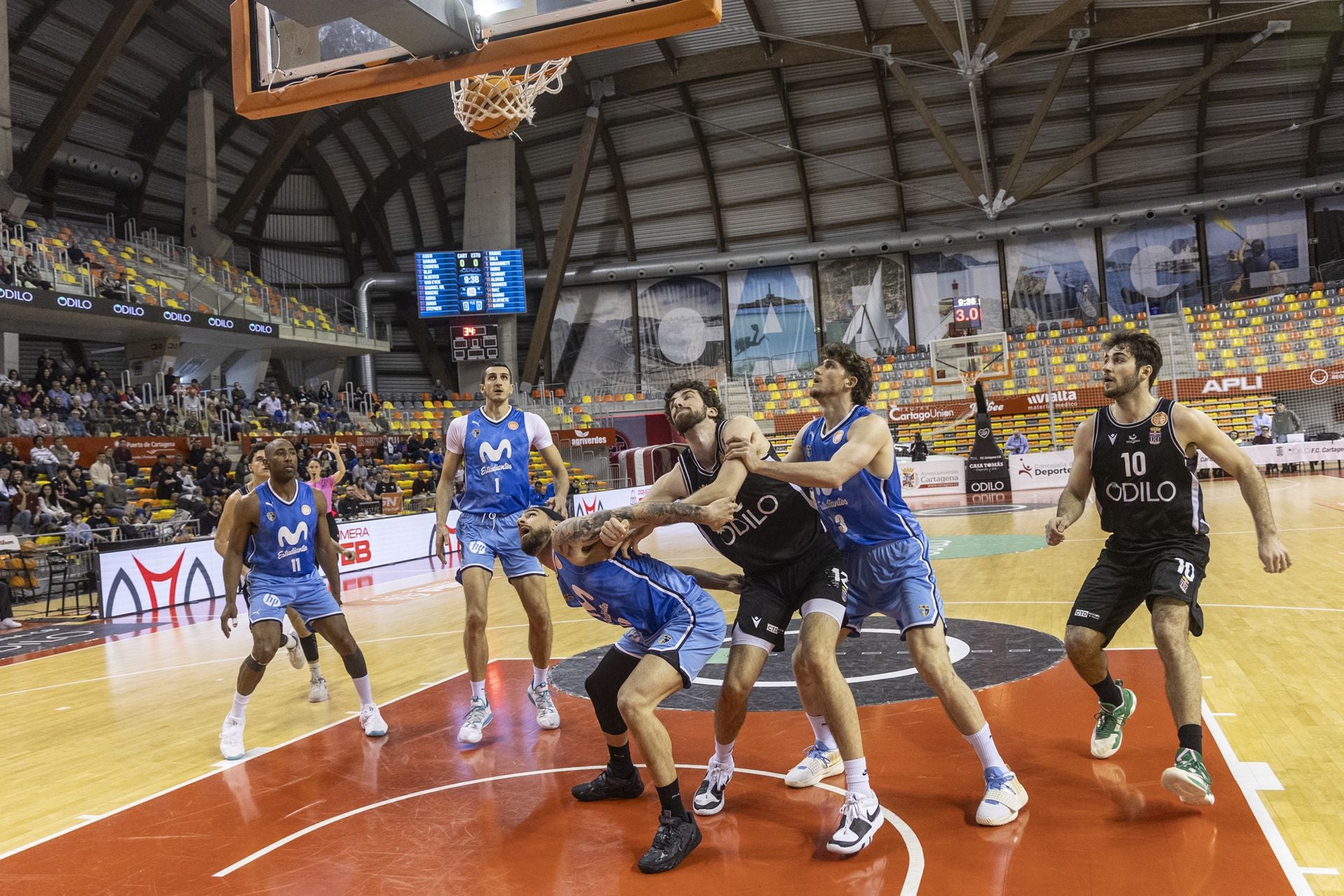 Las imágenes de la derrota del Cebé ante el Movistar Estudiantes en Cartagena