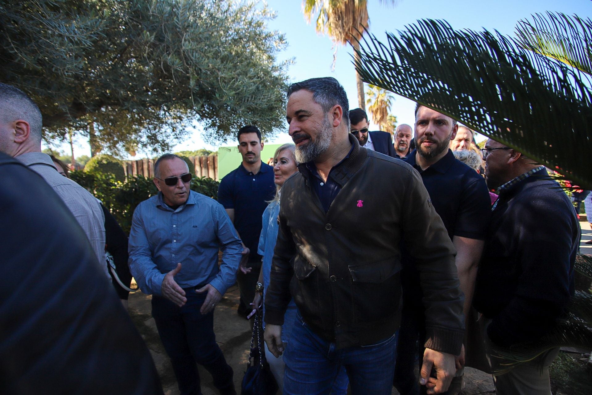 La visita de Abascal a Murcia, en imágenes