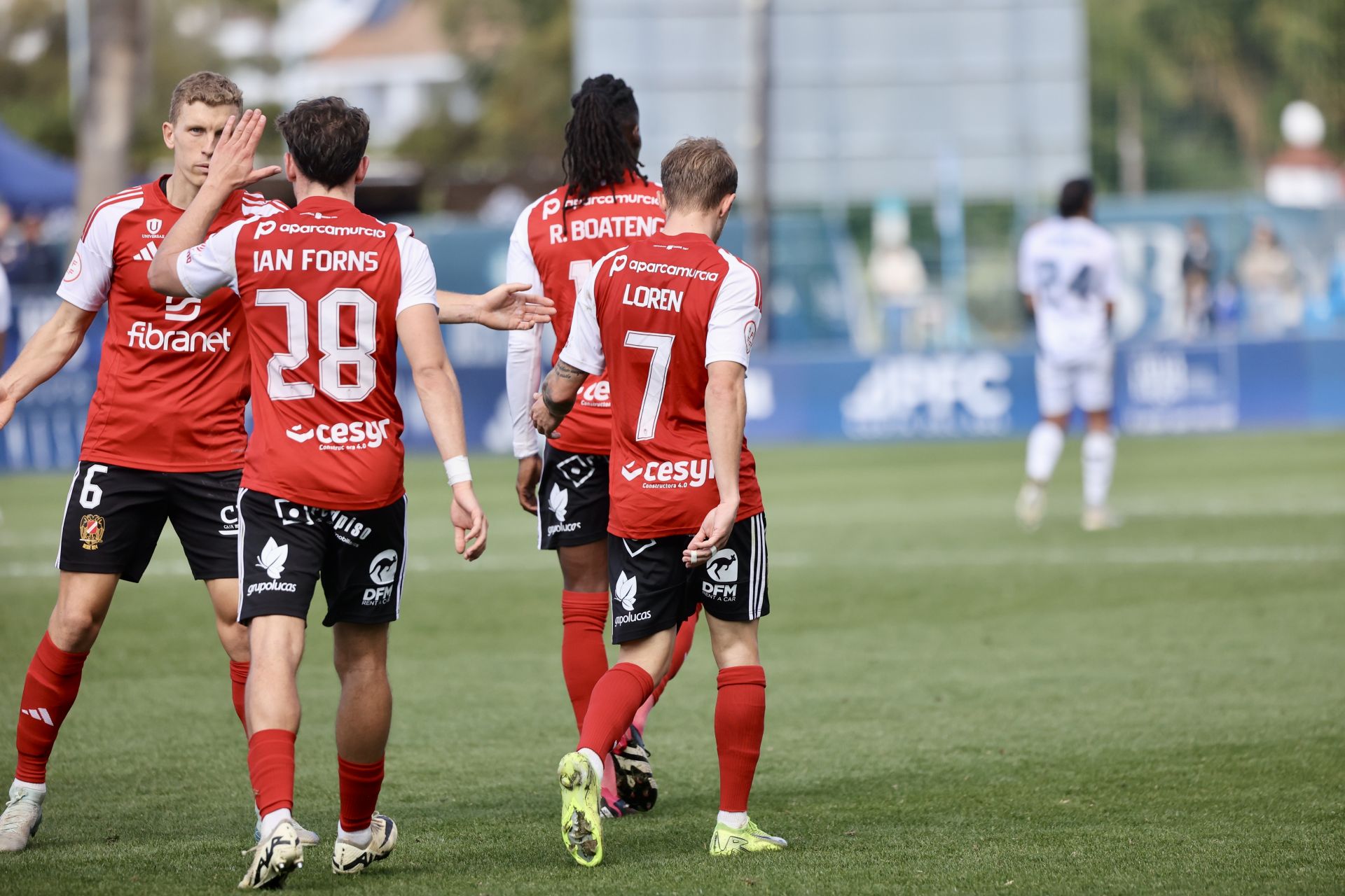 La victoria del Real Murcia frente al Marbella, en imágenes