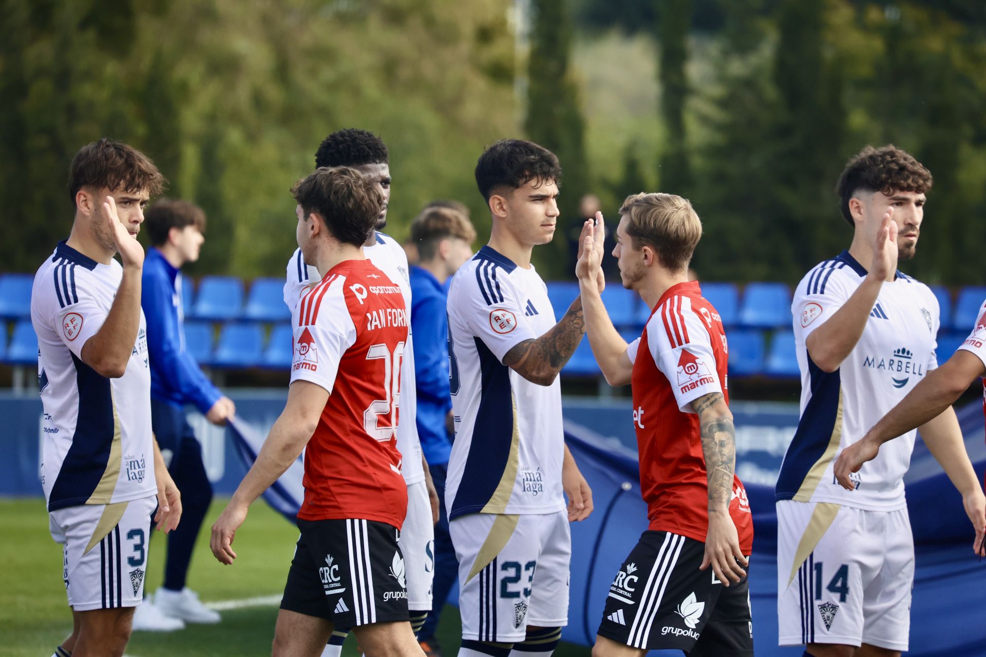 La victoria del Real Murcia frente al Marbella, en imágenes