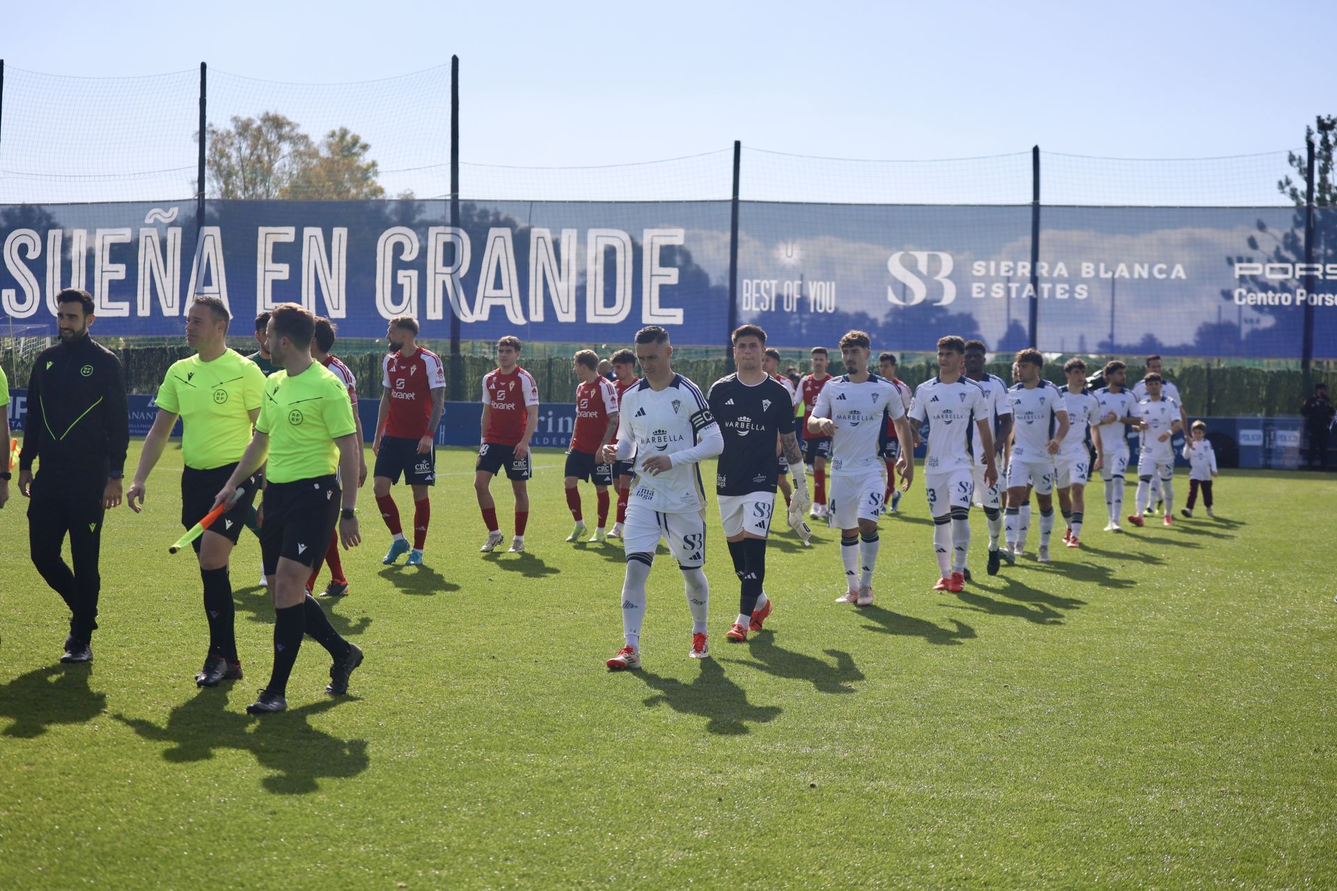 La victoria del Real Murcia frente al Marbella, en imágenes
