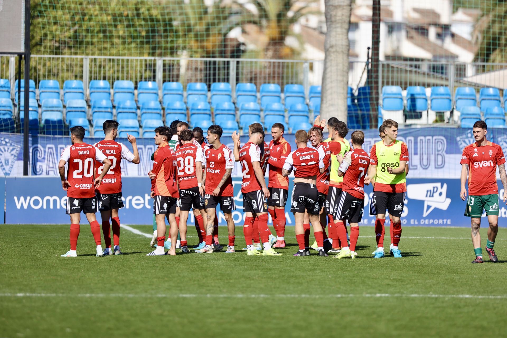 La victoria del Real Murcia frente al Marbella, en imágenes