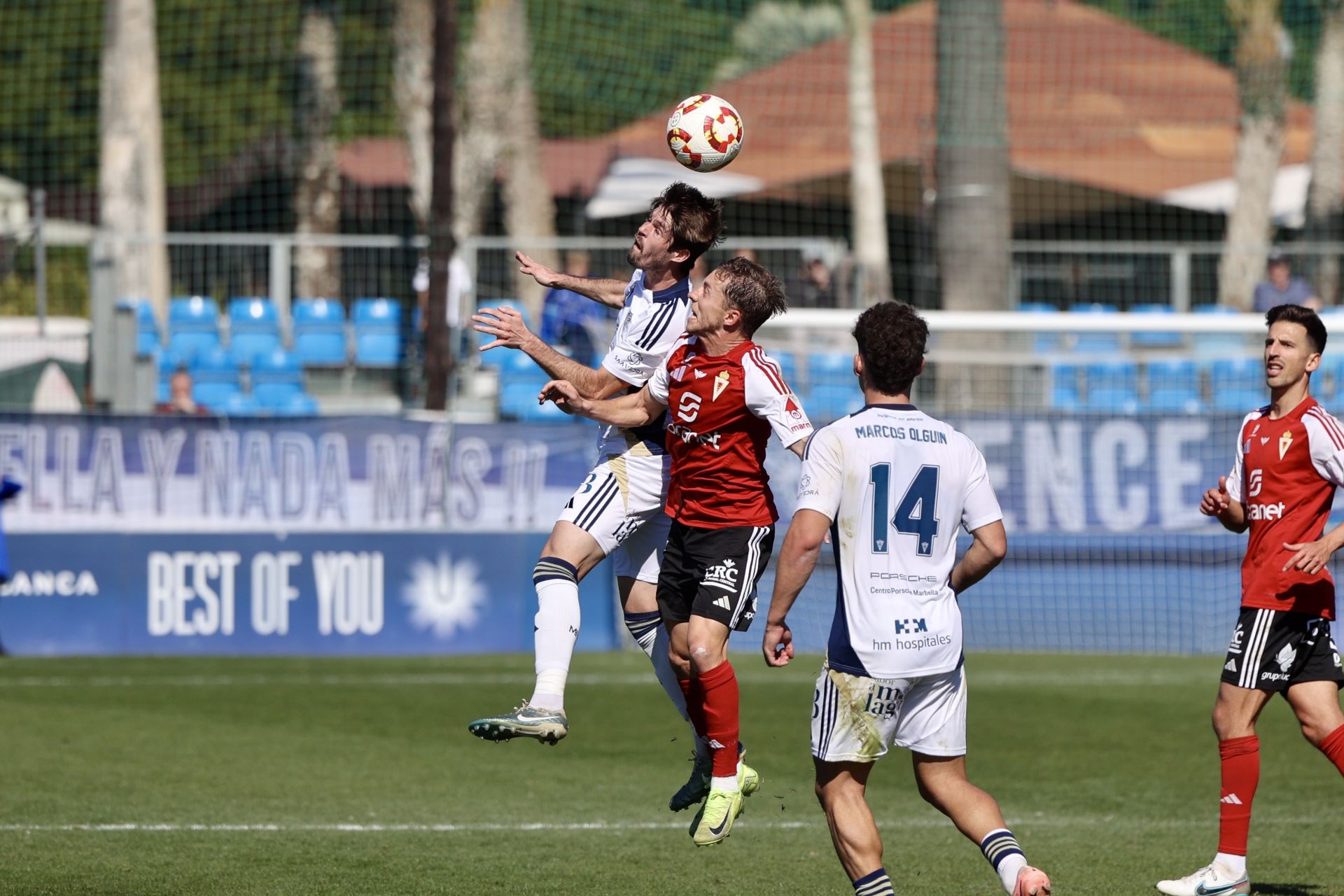 La victoria del Real Murcia frente al Marbella, en imágenes