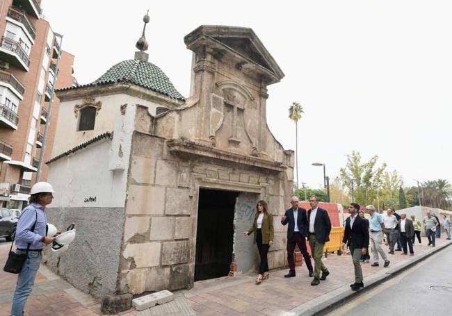 Visita técnica a la ermita del Salitre del pasado octubre.