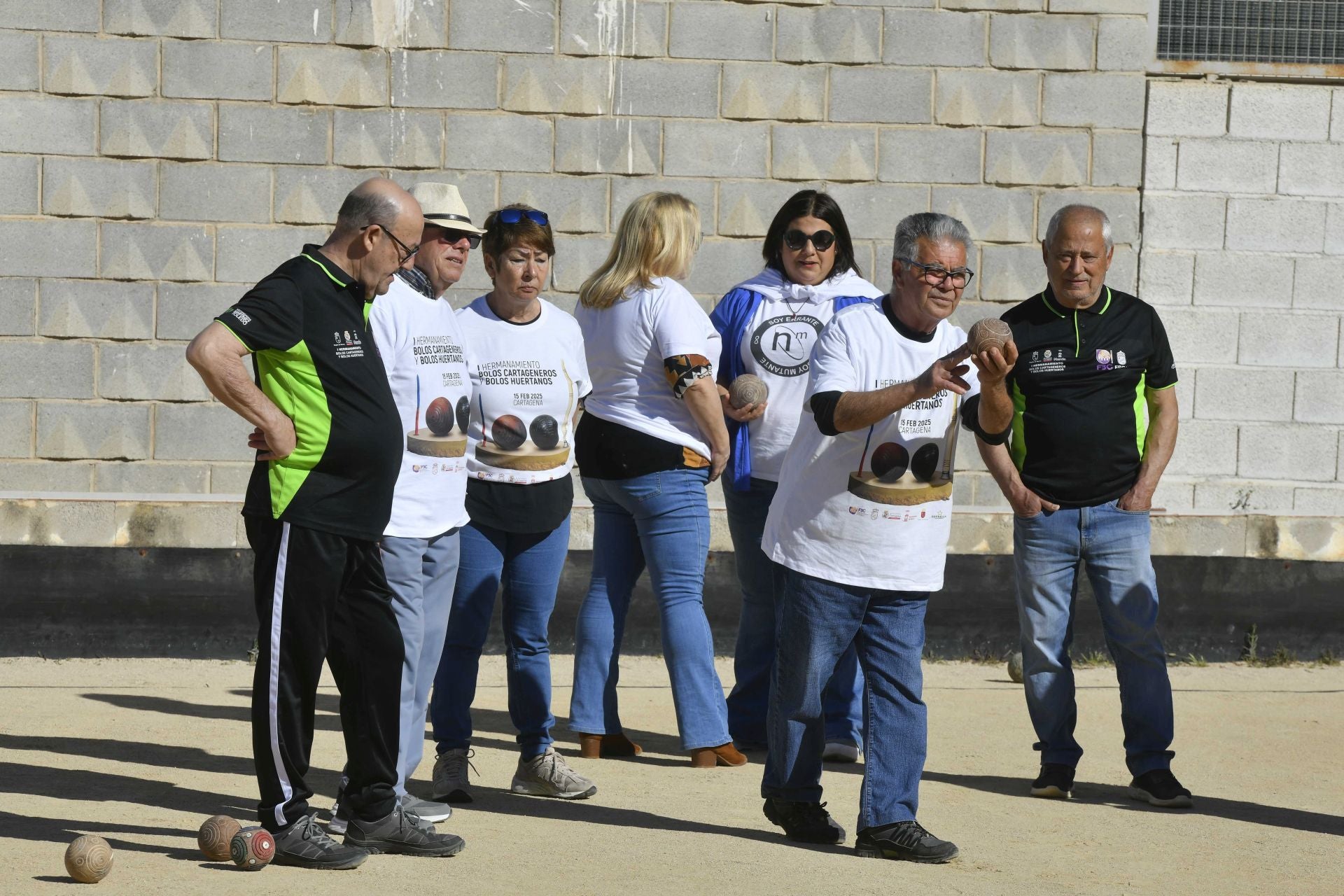 El hermanamiento entre bolos cartageneros y huertanos, en imágenes