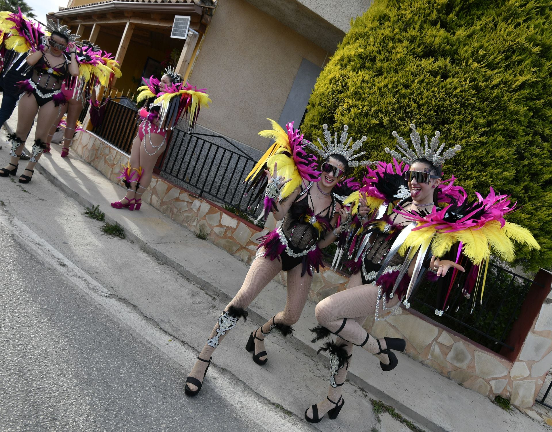 Aljucer protagoniza el primer desfile de Carnaval del municipio de Murcia