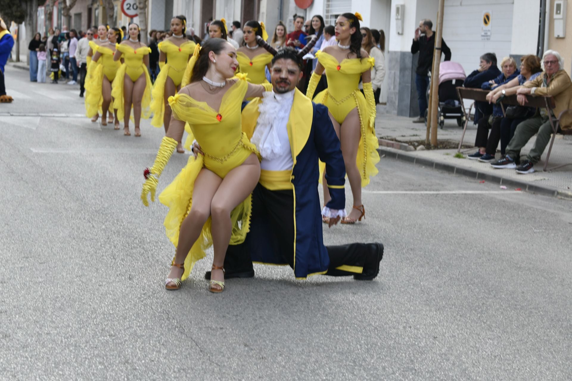 Aljucer protagoniza el primer desfile de Carnaval del municipio de Murcia