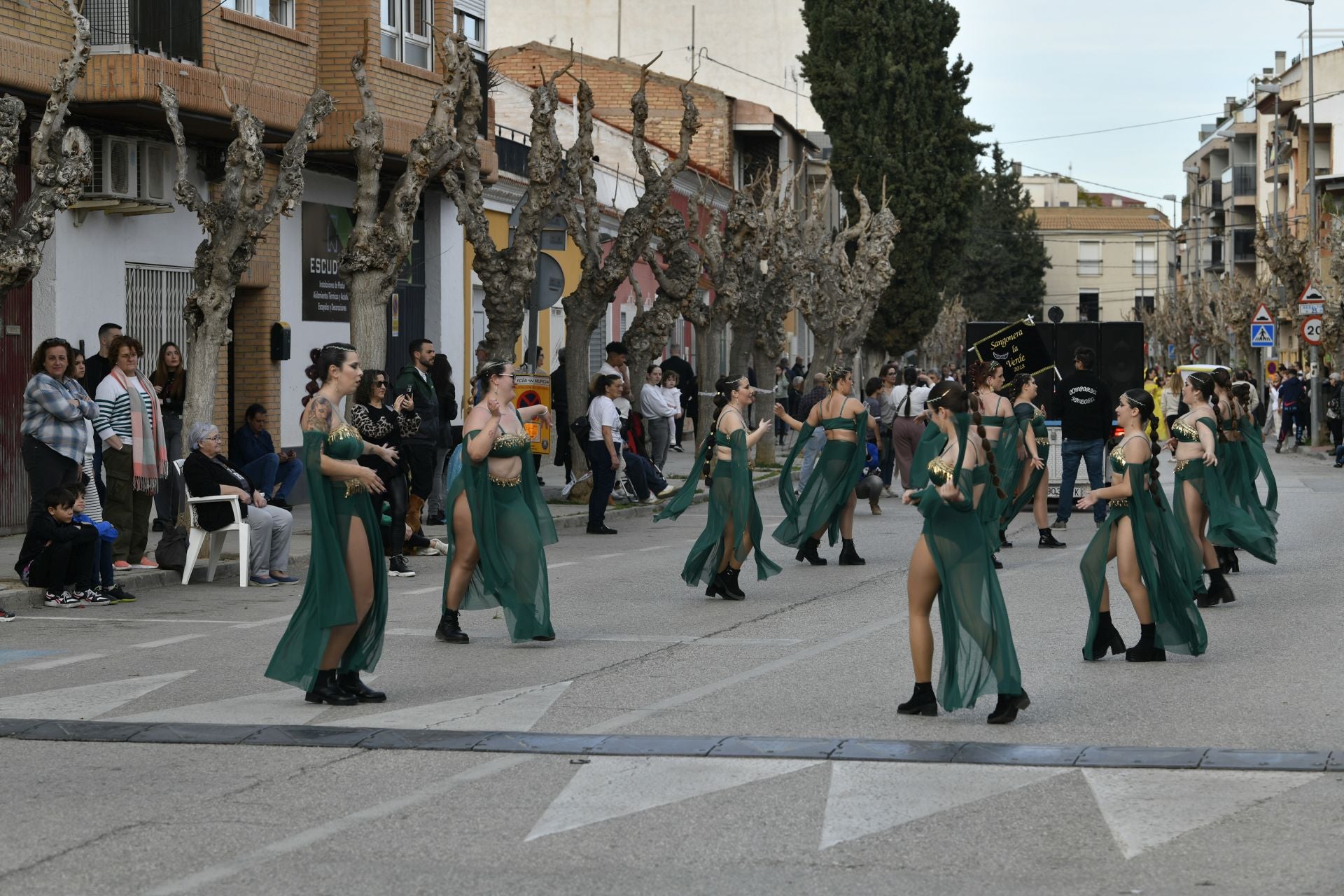 Aljucer protagoniza el primer desfile de Carnaval del municipio de Murcia